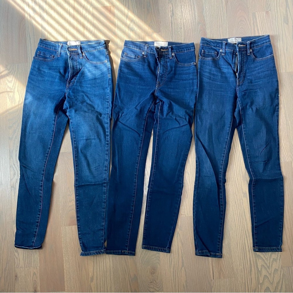 Everlane high rise skinny jeans